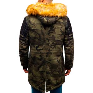 Parka de camuflaje